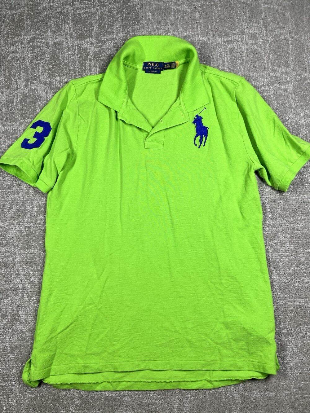 Polo Ralph Lauren Polo Shirt Big Pony Embroidery Logo Youth XL